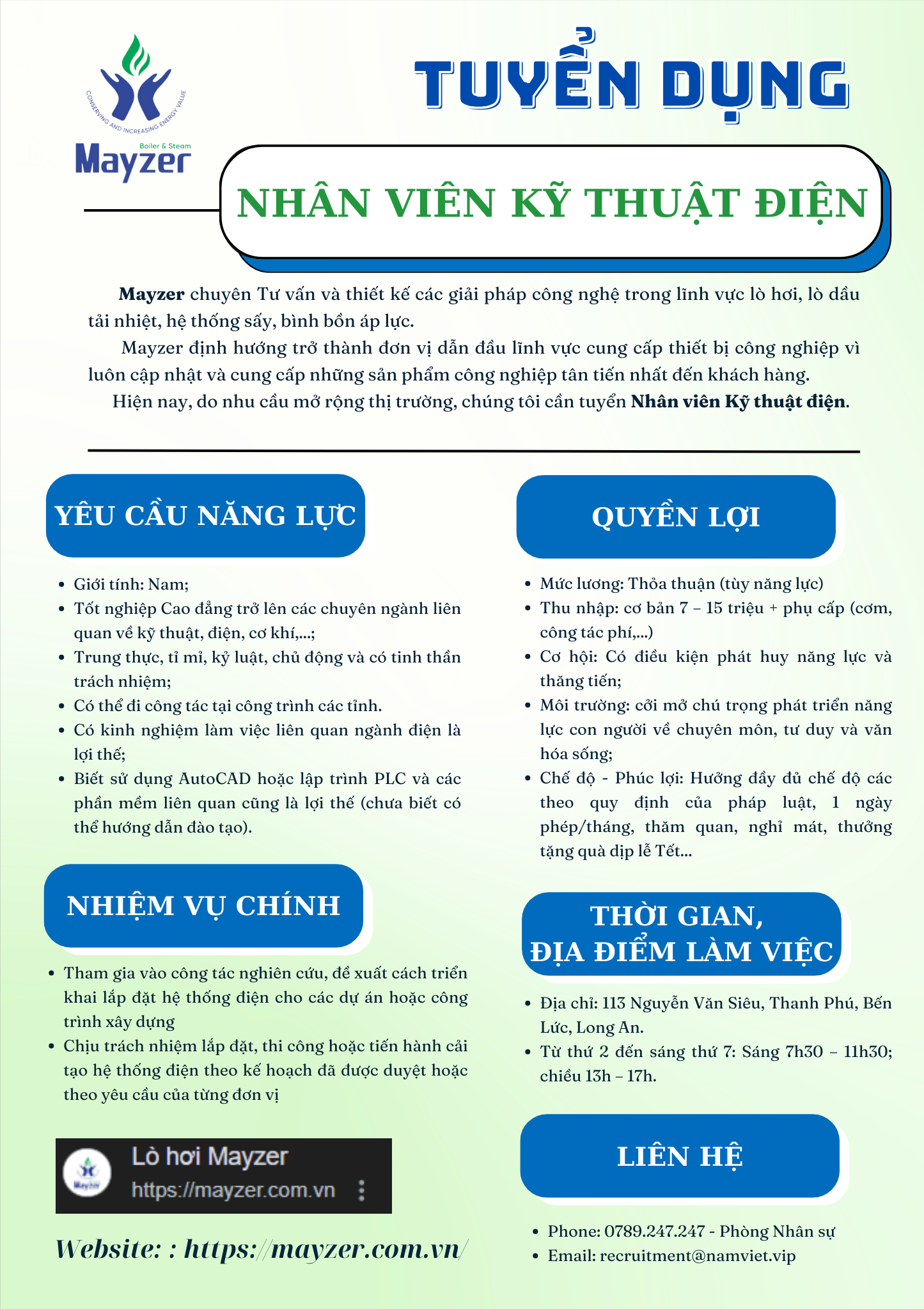 lĩnh vực hoạt động